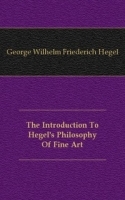 The Introduction To Hegel's Philosophy Of Fine Art артикул 13427a.