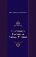 New Essays Towards A Critical Method артикул 13460a.